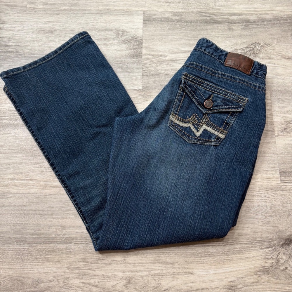Maurices Bootcut Jeans Medium Wash Women Size 7 6 Stretch Denim Flare